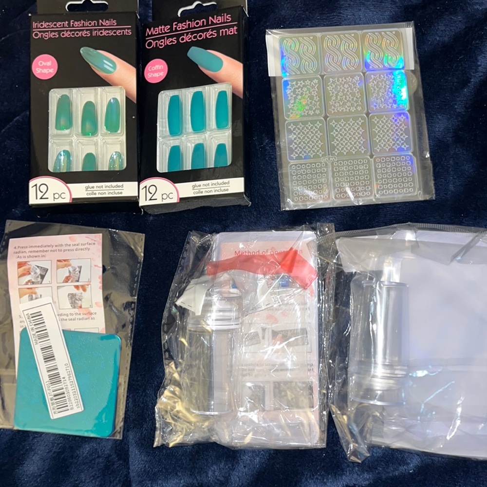 Nail accessories kit.  6 pack
